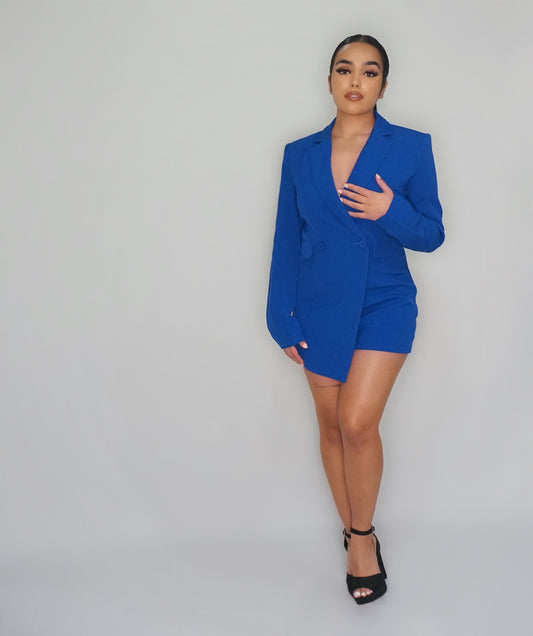 Blue - Blazer Romper