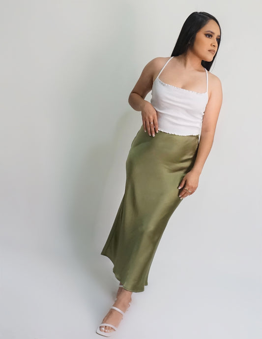 Olive Green - The Kaia Skirt